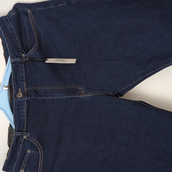 Big Men's Diamond Supply Co Relaxed Fit Dark Blue Denim Size 42" x 32" - Picture 3 of 10